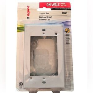 🔵 3/ $15 - Legrand On-Wall Wiring Metal Starter Box BW5